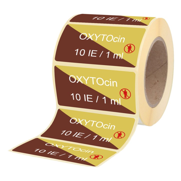 Oxytocin 10 IE / 1 ml - Etiketten für Brechampullen